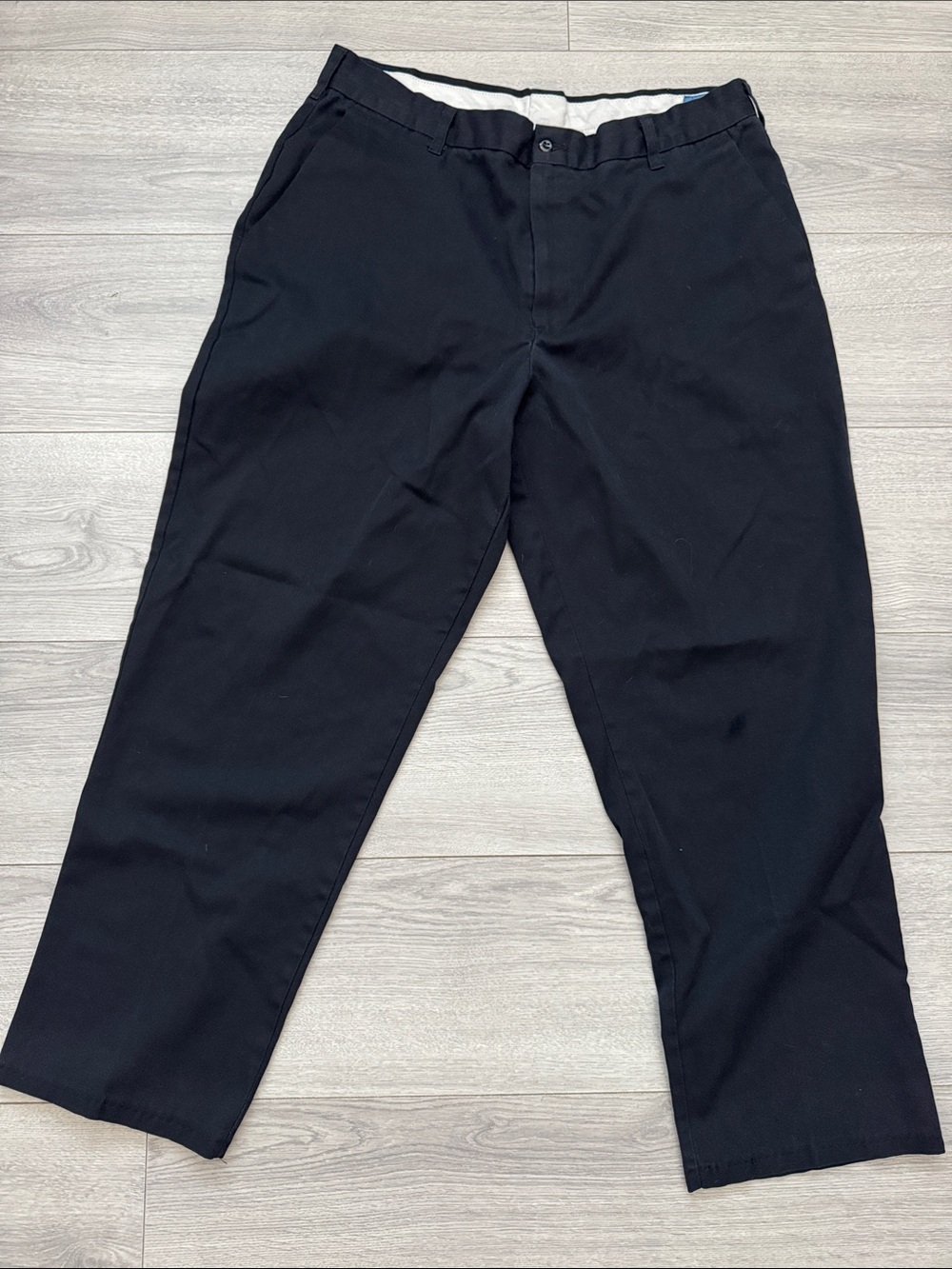 Cintas Men's Classic Black Chino Pants
